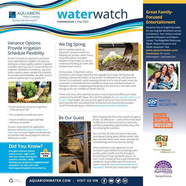 water watch cover