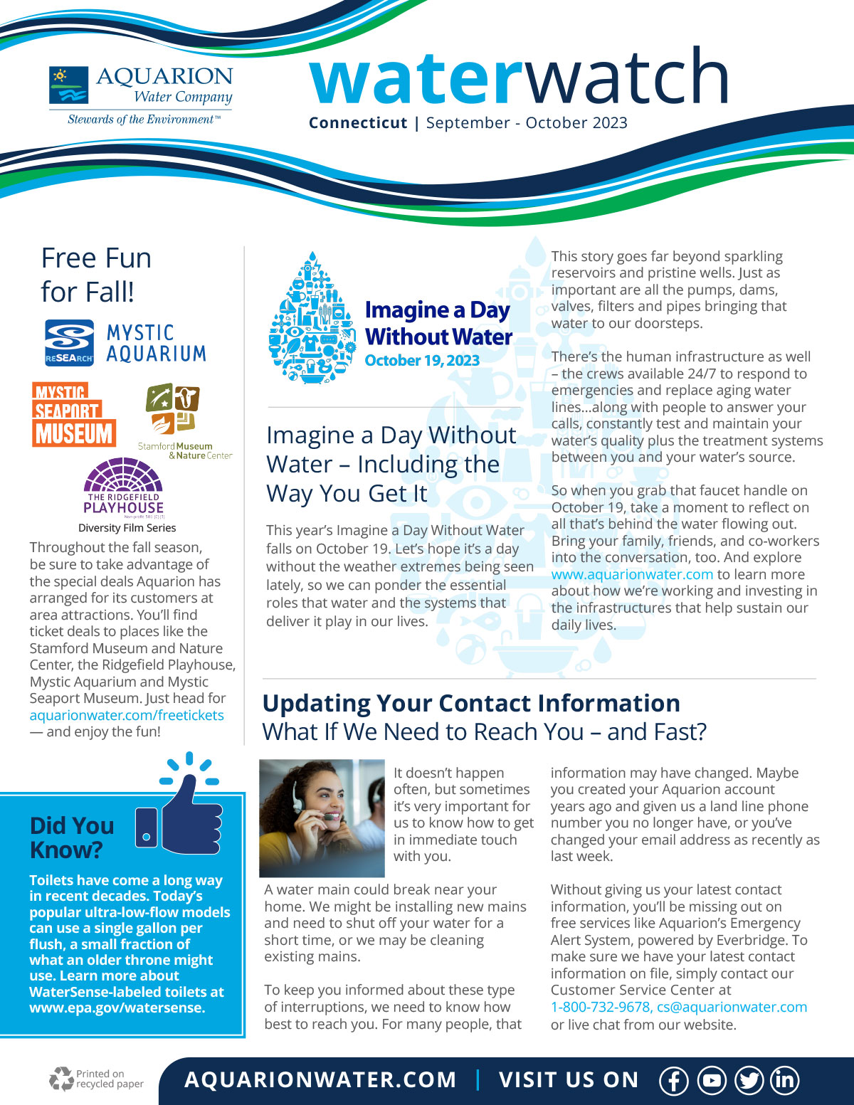 Water Watch cover September-October 2023