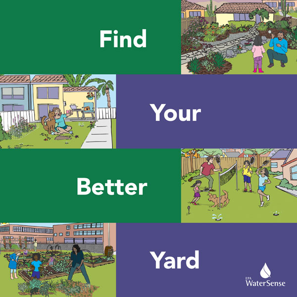 Watersense Find Your Better Yard brochure cover