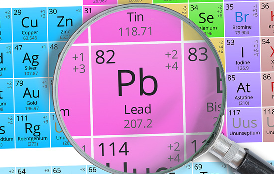 lead in the periodic table