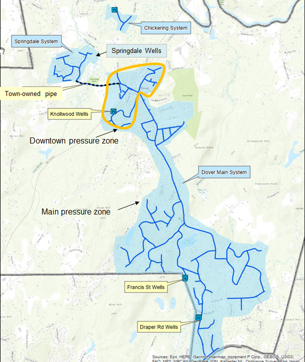 Dover Water Systems Map