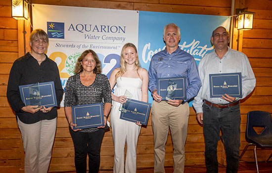 Aquarion's 2022 Environmental Champion Award winners