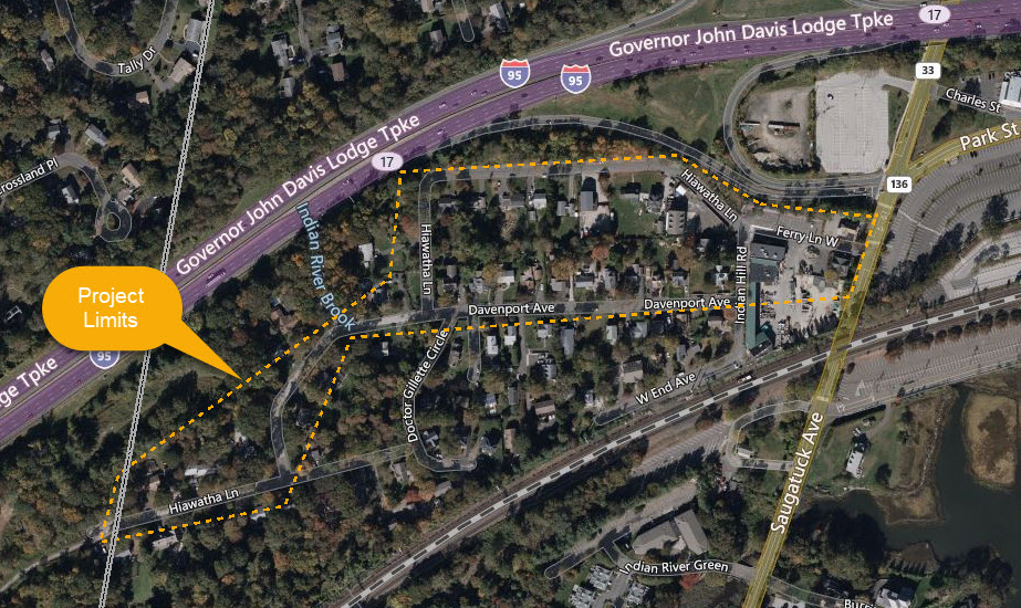 Hiawatha project limits map