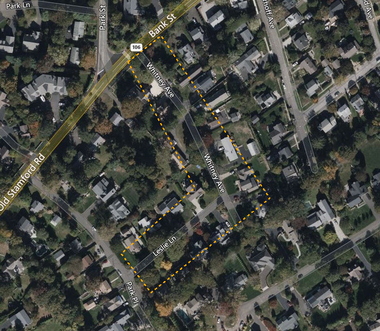 Leslie Whitney project limits map
